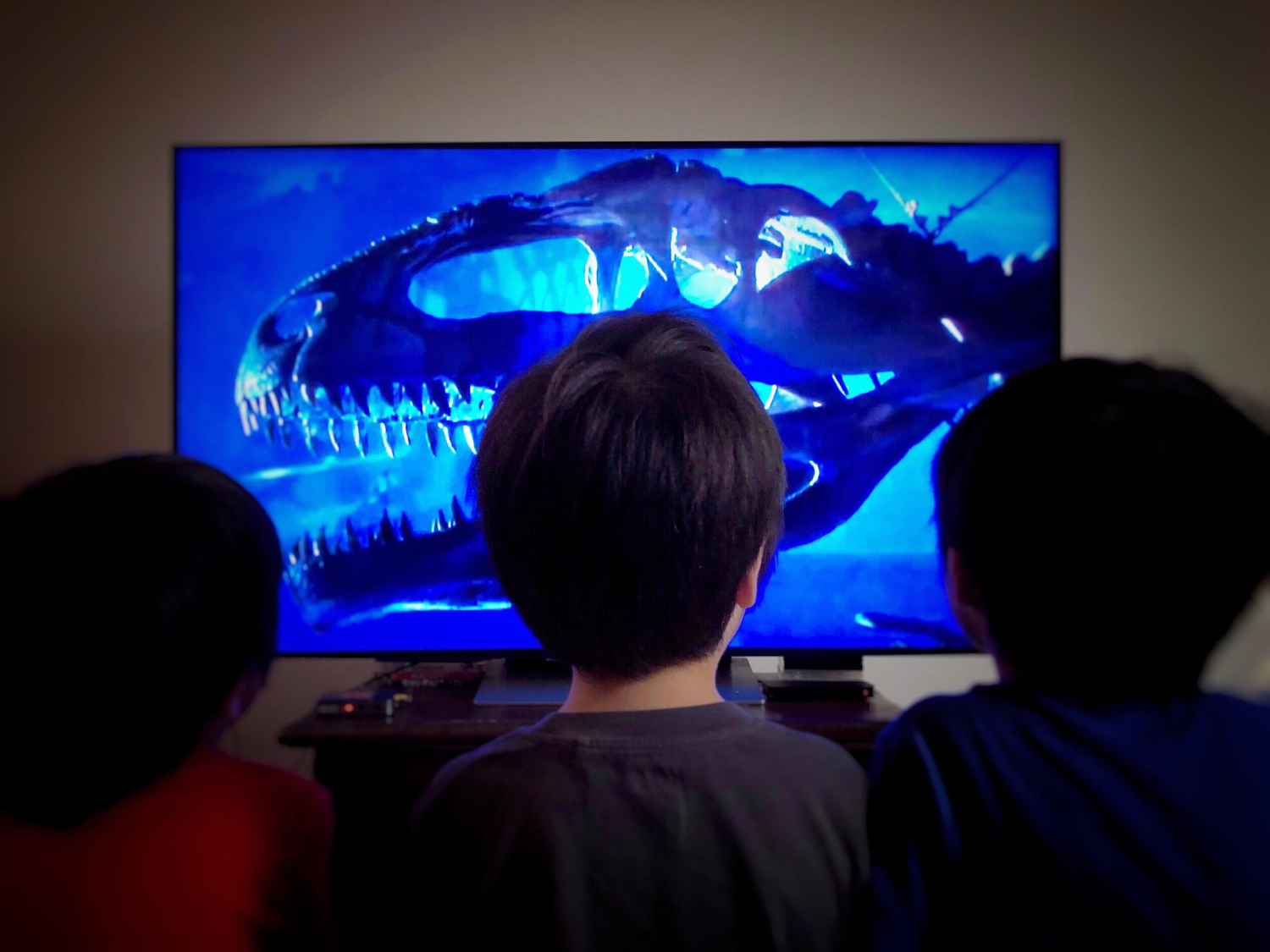 les enfants regardent la télévision