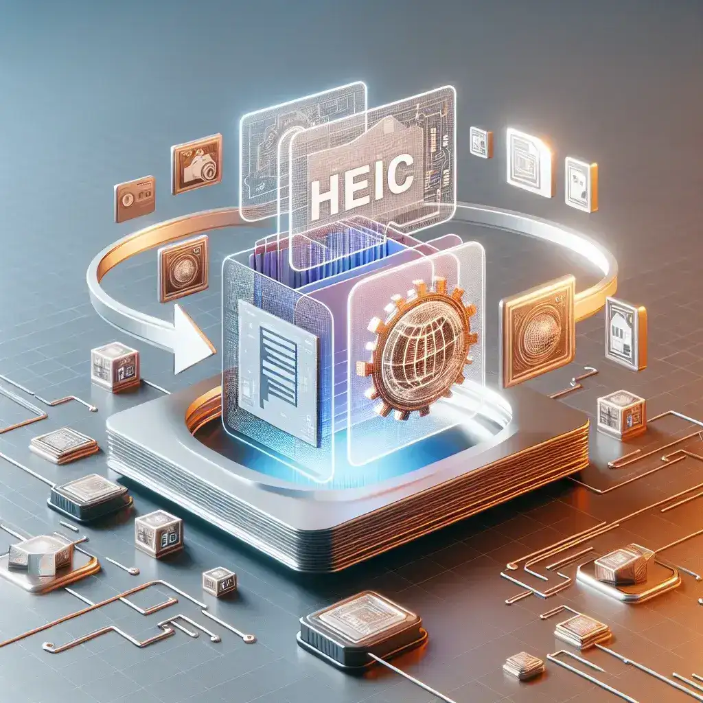 "HEIC to JPG conversion tool 2025 - Innovative software interface showcasing seamless file transformation from HEIC to JPG format for enhanced compatibility and storage efficiency."